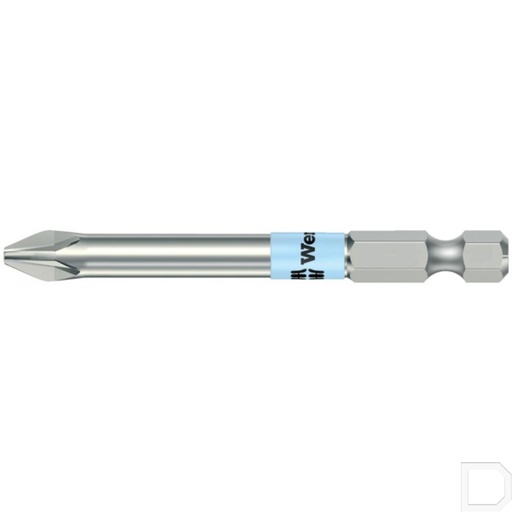 [SC38554PZ2] Schroefbit 1/4" 6-kant met Pozidriv PZ2 89mm lang RVS Wera