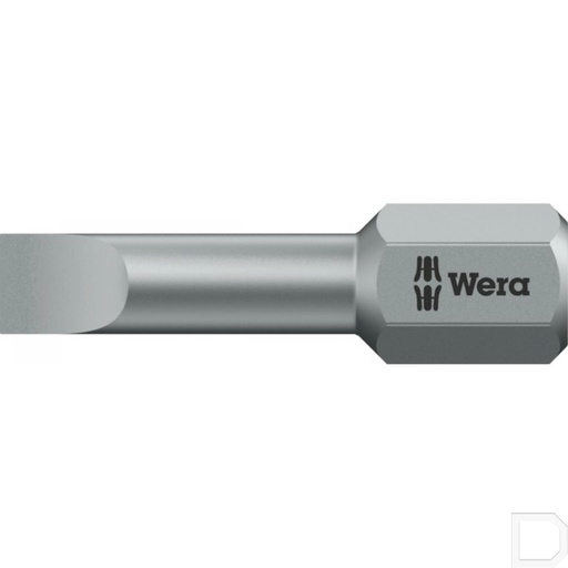 [SC056240] Schroefbit 1/4" 6-kant met zaagsnede 1,6mm 25mm lang Wera