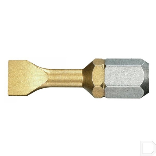 [ES1755T] Schroefbit 1/4" 6-kant met zaagsnede 7,5mm 25mm lang titanium Facom