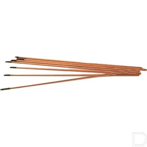 [086098GYS] Elektroden groefvulling koolstof Ø8mm 50stuks