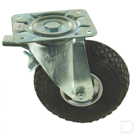[WH.50.PNT.260] Zwenkwiel luchtband 260mm met stop