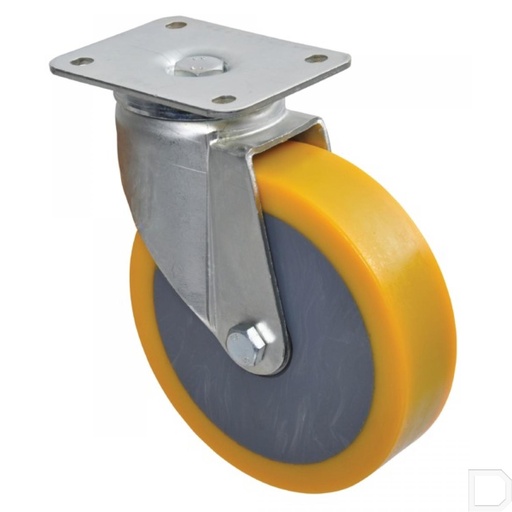 [WH.700849.125] Zwenkwiel met kogellager Ø125mm
