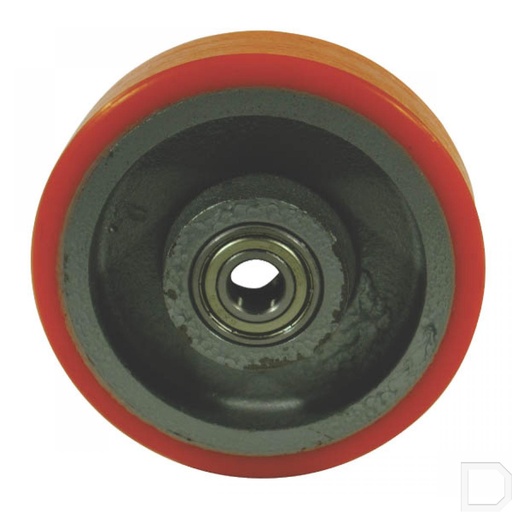 [ WH.840.125] Los wiel 125mm met kogellager