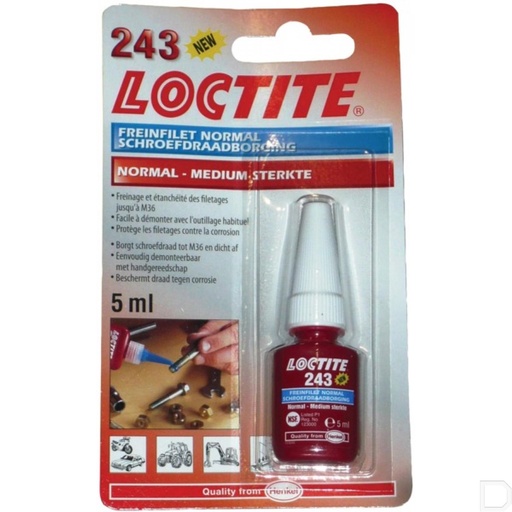 [LC1370535] Schroefdraadborgmiddel 243 5ml 
