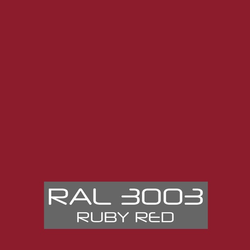 [300308KR] Kunstharslak RAL3003 robijnrood 1L 