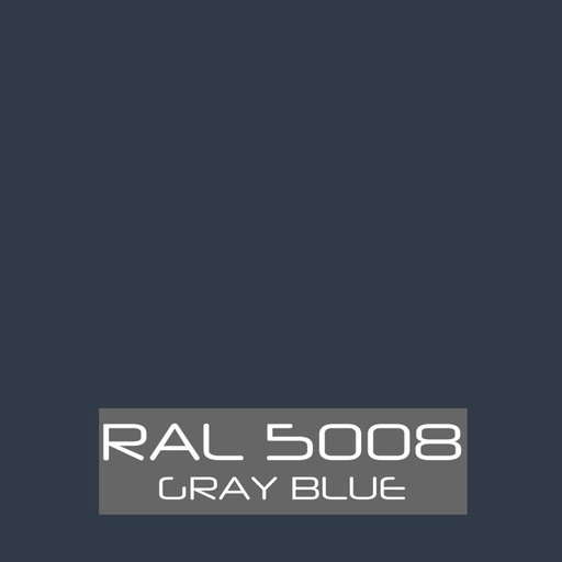 [500812KR] Kunstharslak RAL5008 blauwgrijs 5L