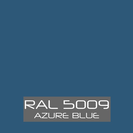 [500908KR] Kunstharslak RAL5009 azuurblauw 1L