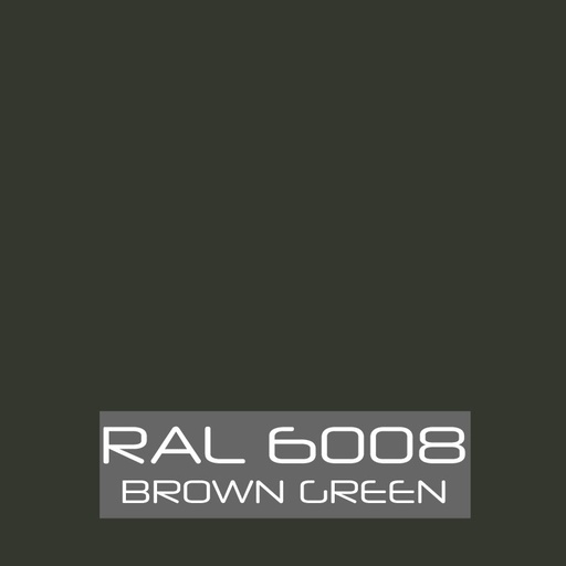 [600808KR] Kunstharslak RAL6008 bruingroen 1L