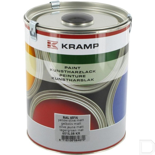 [601408KR] Kunstharslak RAL6014 legergroen mat 1L