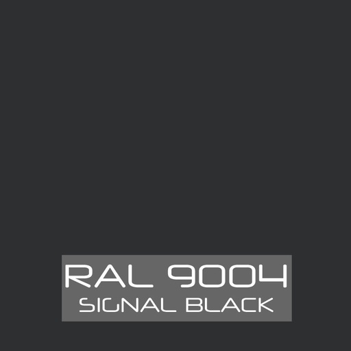 [900408KR] Kunstharslak RAL9004 signaal zwart 1L