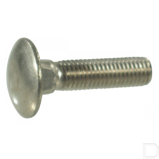 [603670RVSP050] Slotbout M6x60 RVS A2 DIN603