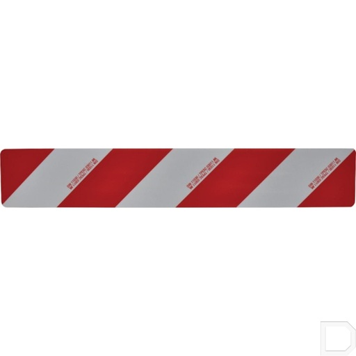 [WB50372] Markeringsbord 800 x 140 mm rechts rood-wit