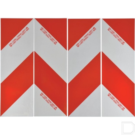 [WB50073SET4] Set waarschuwingsstickers 423 x 141 mm voor België