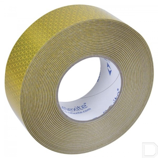 [WB82102] Reflecterende tape geel 50mm 50meter