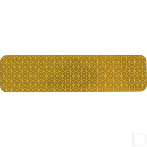 [WB82102200] Reflecterende tape geel 50 x 200 mm