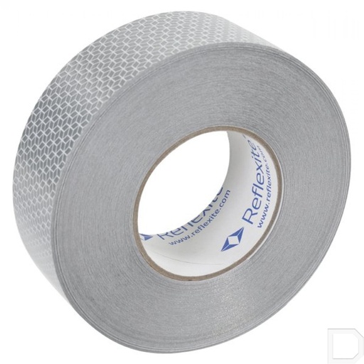 [WB82101] Reflecterende tape wit 50 mm 50 meter