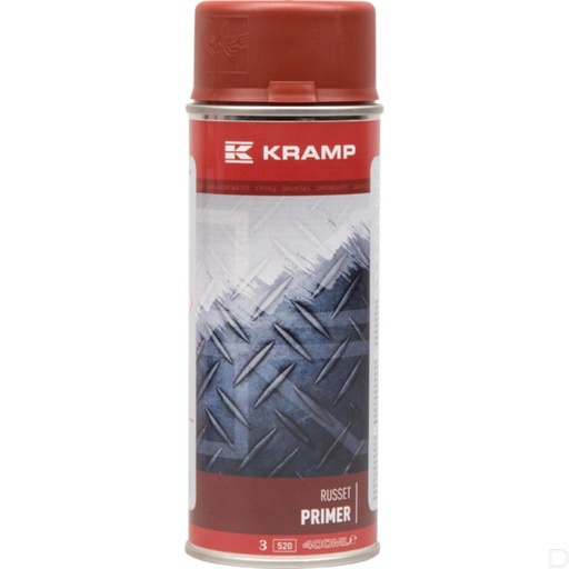 [888804KR] Spuitbus kunstharslak grondverf roodbruin 400 ml