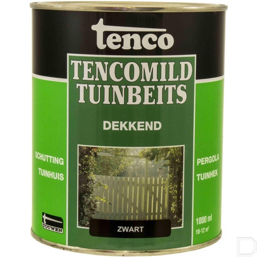 [PAB093910] Tuinbeits dekkend zwart 1L