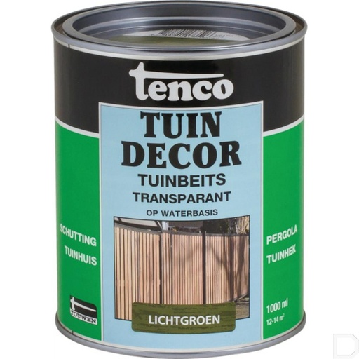 [PAB073510] Tuinbeits transparant lichtgroen 1L