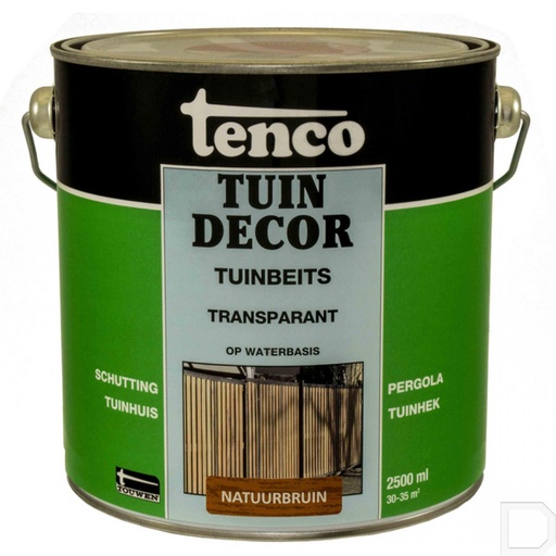[PAB071012] Tuinbeits transparant natuurbruin 2,5L