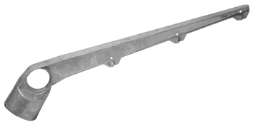 [0136447] Alu-puntdraadkop schuin ø 60 mm 45° 3-draads RAL 7016 grijs