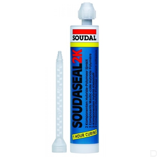 [SP119245] MS polymeer lijmkit Soudaseal 2K 2 componenten 290ml grijs