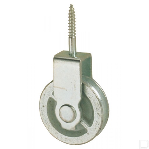 [HS060711] Schroefkatrol met gietijzeren wiel 30x6