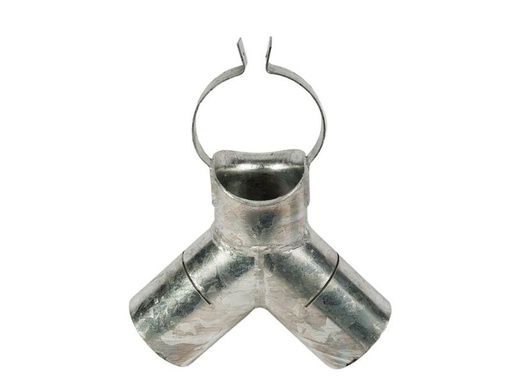 [VYZ 0102 LA 0110] Dubbele uitloop Ø 76 mm t.b.v. transportschroef Ø 102 mm