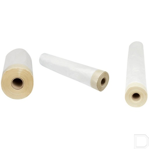 [05968] Maskeerfolie met tape 60 cm x 25 m