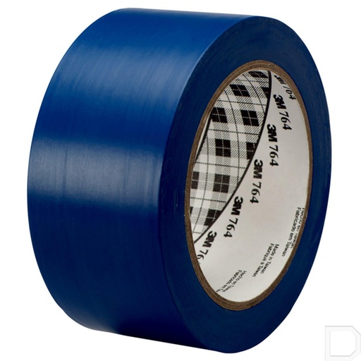 [7000048921] Vinyl tape 764 50mmx0.125mm rol 33m blauw