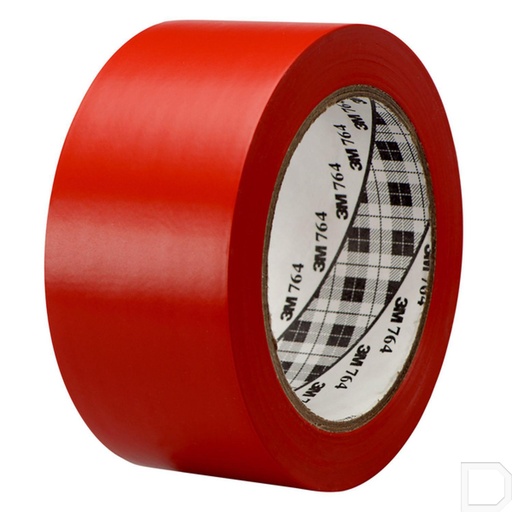 [7100260287] Vinyl tape 764 50 mm x 33 m rood