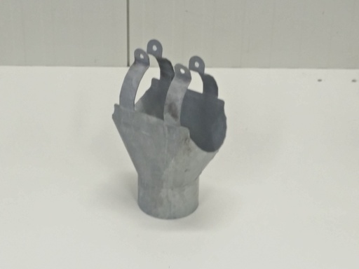 [SPI 0090 LA 0100] Enkele uitloop t.b.v. Ø 90 mm 