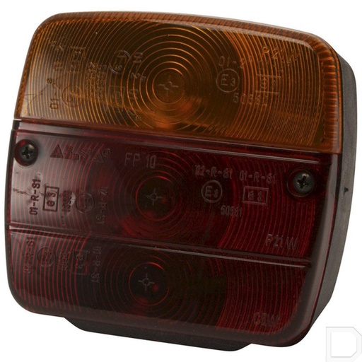 [LA11004] Achterlicht links rechthoek opbouw 12V