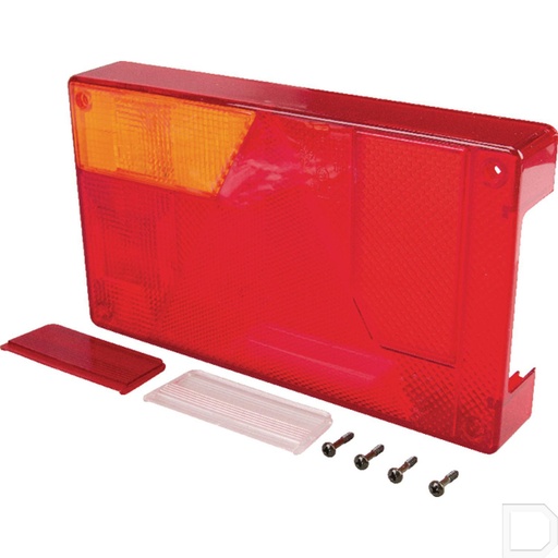 [LA62205] Lampglas rechthoek passend voor achterlicht LA63110P1; LA63110