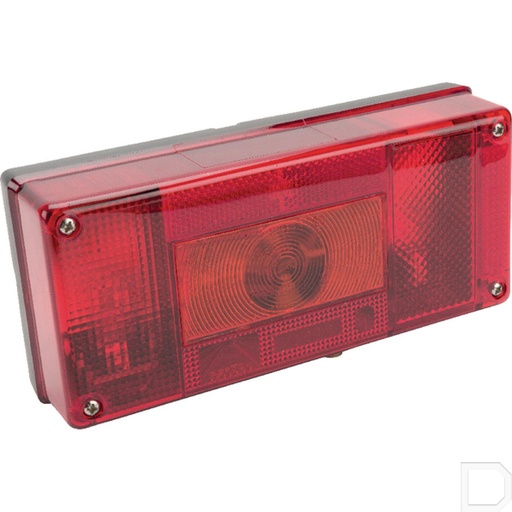 [246000007] Achterlicht Midipoint l links rechthoek opbouw 12V