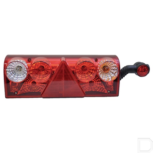 [256411527] Achterlicht Europoint II rechts rechthoek opbouw 12V