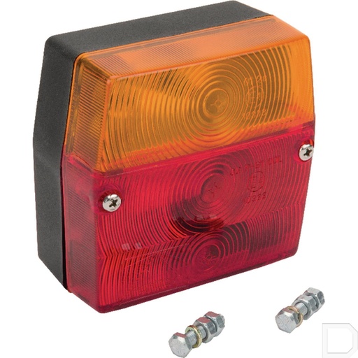 [230200007] Achterlicht Minipoint vierkant opbouw 12V