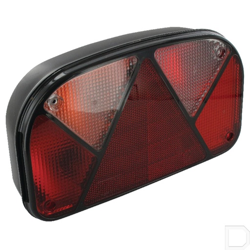 [247000157] Achterlicht Multipoint ll links rechthoek 12V