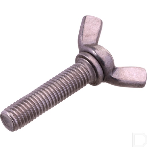 [3161040RVSAMP001] Vleugelbout M10x40 RVS A2 AM DIN316