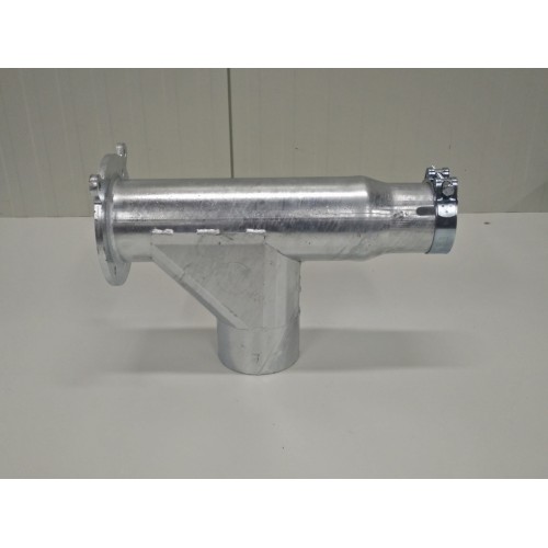 [KSP 090 LA 0003] Kop van de spiraal Ø 90 mm met jacobsuitloop Ø 150 mm (excl. motoras en reductiemotor) 
