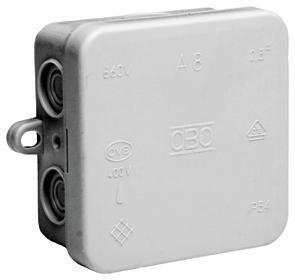 [3850008] Kabeldoos grijs leeg A8