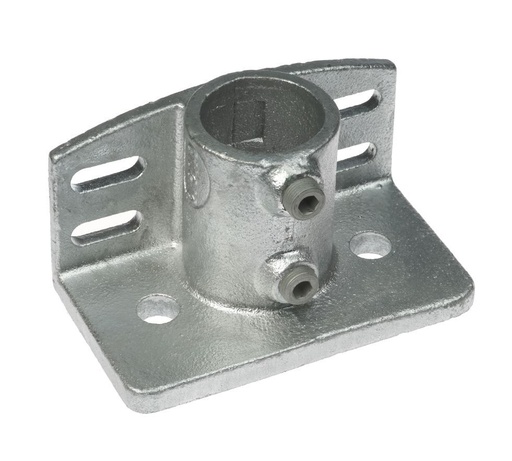 [1614777] Gegoten voetplaat met schoprand A47 1¼" th.vz.