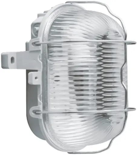 [3440162] Wandarmatuur (stallamp) HKE Bulleye klapkorf 60W/E27